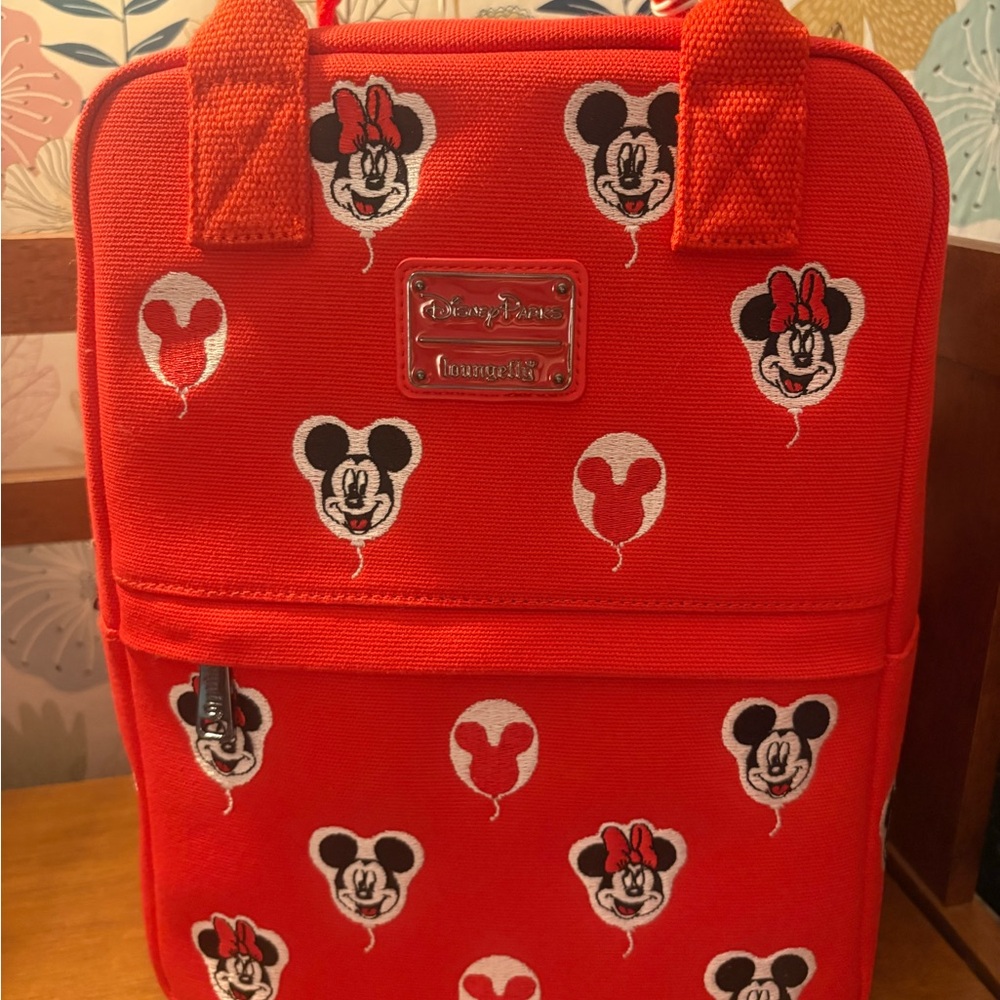 Disney Parks Mickey Balloon Canvas Bag. NWT